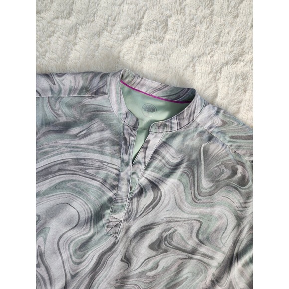 Healing Hands Purple Label Women's Scrubs Journey Top HH901 MBEF Marble Effect - Picture 1 of 6